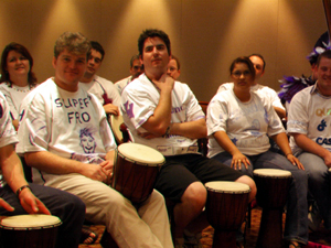 Fantastic Furniture Holistic Services Conference When the Going Gets Tough Interactive Drumming Bankstown Sports Club 